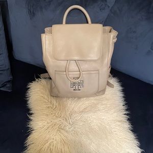 Tory Burch Britten Backpack French Grey